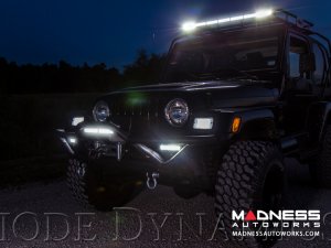 Jeep Wrangler JL LED Light Bar w/ Bracket - 50" - Amber Combo
